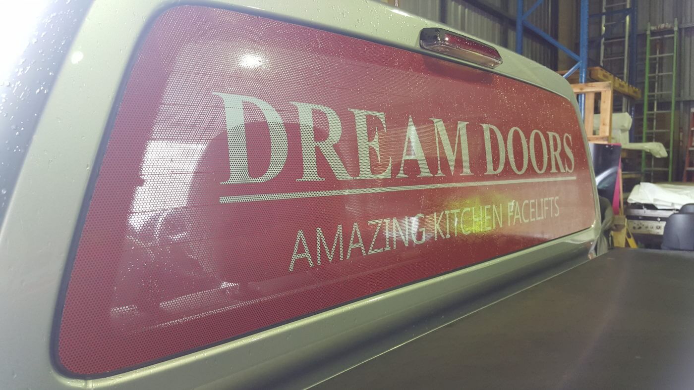 Back Window Print