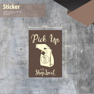 Pick Up Coffee Sign